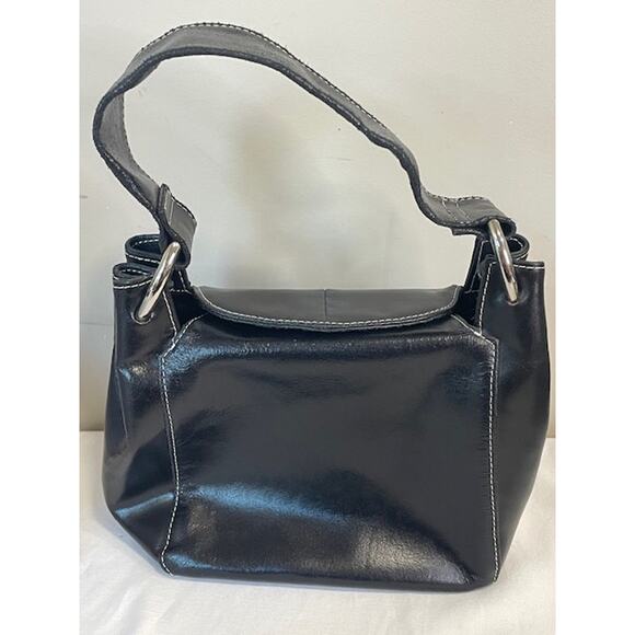 Vintage Wilson’s Leather Black Shoulder Bag Magnetic Closure - Picture 6 of 9